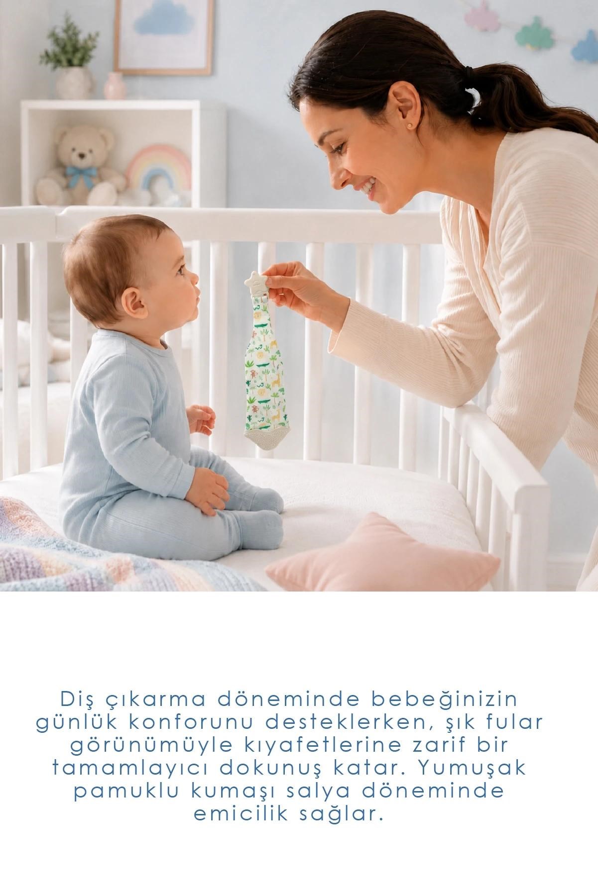 BABYJEM Fular&Kravat Diş Kaşıyıcı 3 Ay +