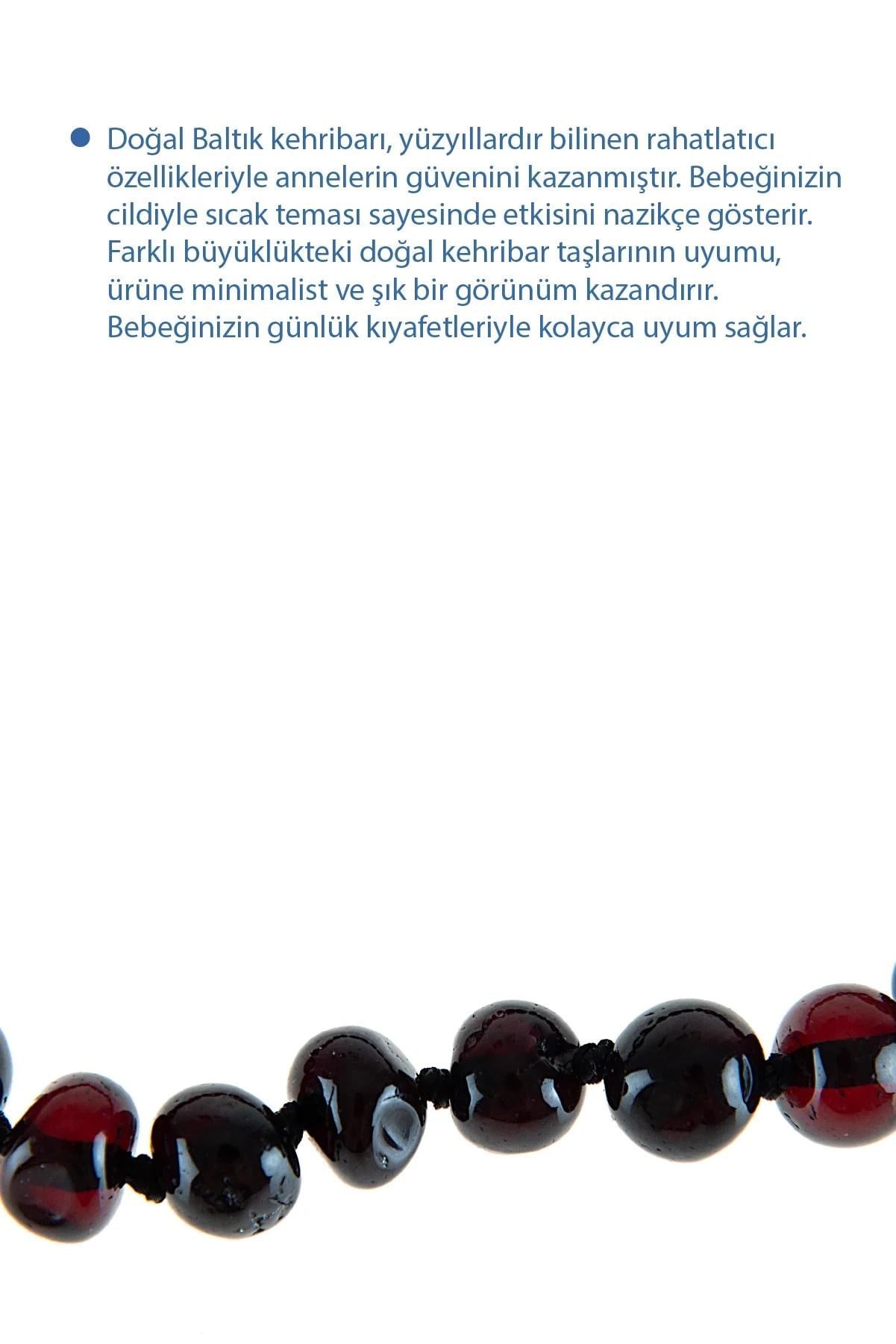 Babyjem Kehribar Gökkuşağı Bebek Bilekliği