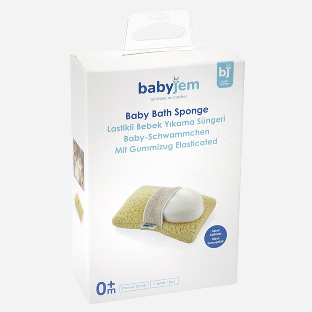 Babyjem Lastikli Yıkama Süngeri (Dikdörtgen)