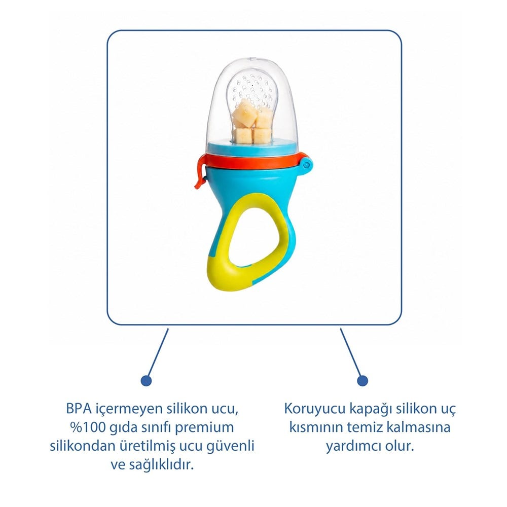 BABYJEM Meyve Sebze Emziği Silikon Uçlu