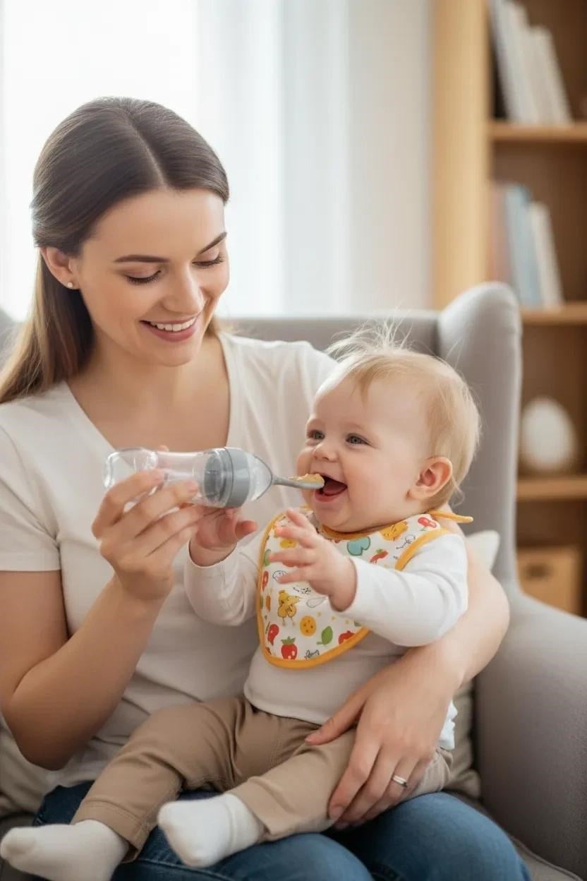 BABYJEM Sıkmalı Kaşık 4+m