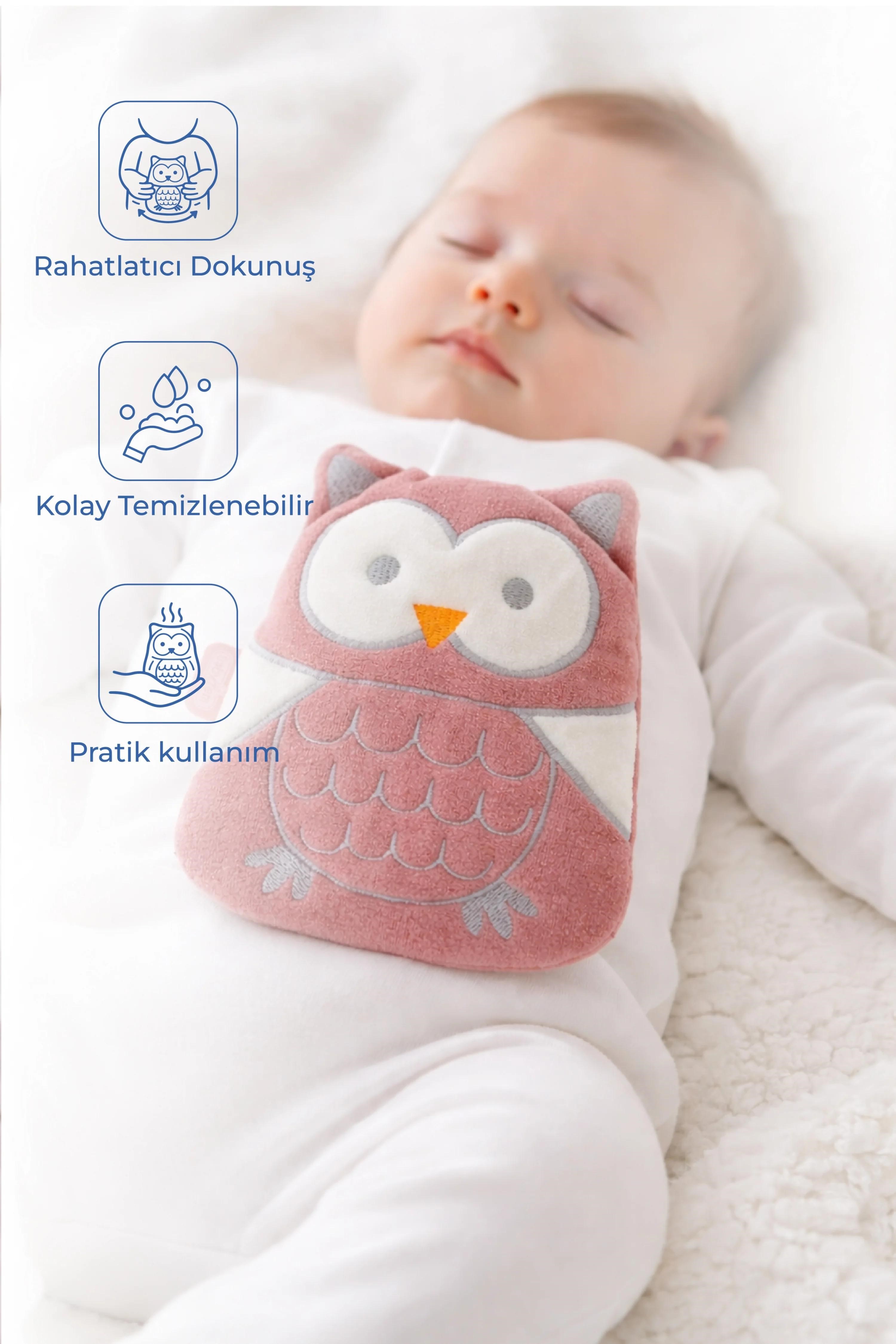 Babyjem Yastık. Kiraz Çekirdekli Kadife Baykuş