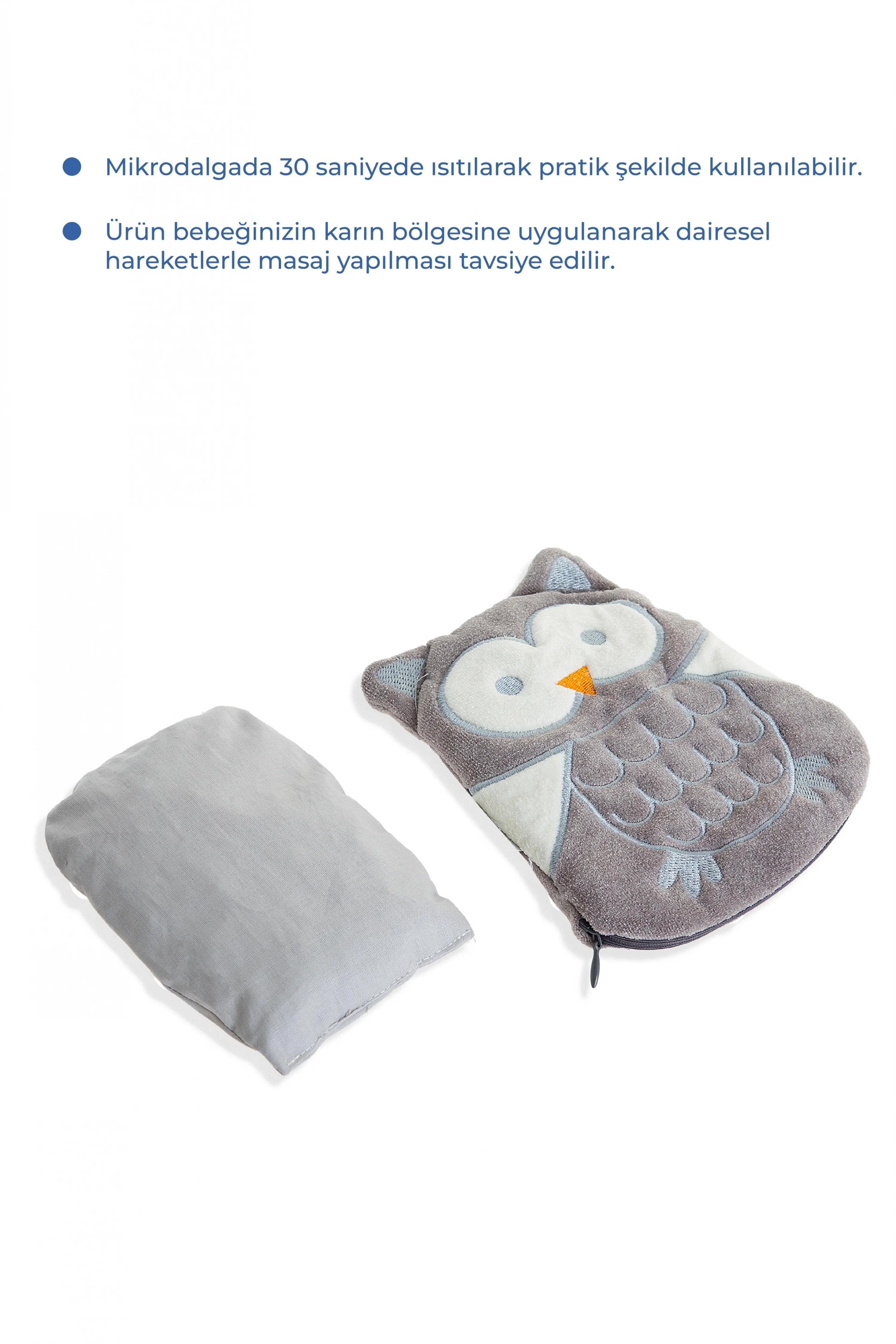 Babyjem Yastık. Kiraz Çekirdekli Kadife Baykuş