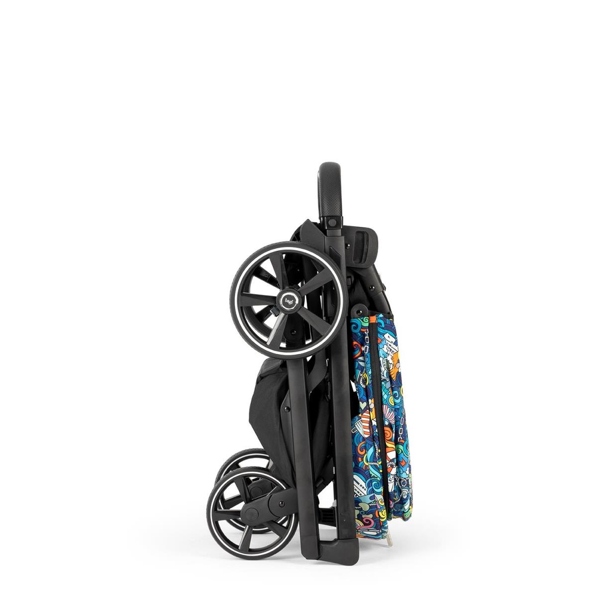 Bagi Neo 2 Bebek Arabası Multicolor - Bagi Capsule i-Size Oto Koltuğu Gri Travel Set