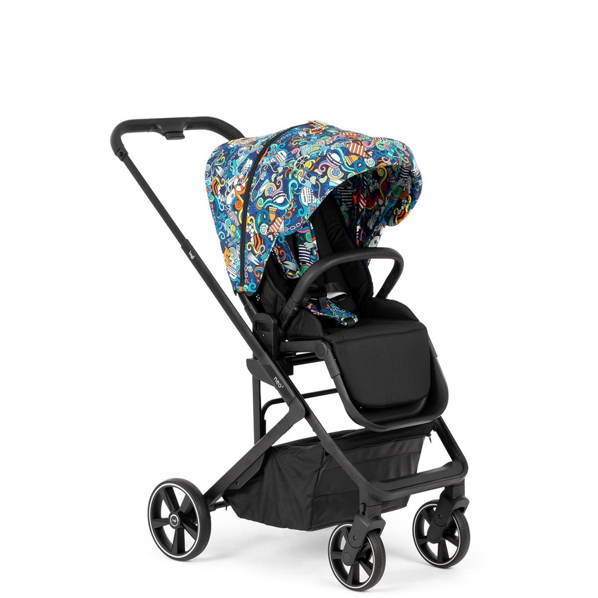 Bagi Neo 2 Bebek Arabası Multicolor - Bagi Capsule i-Size Oto Koltuğu Gri Travel Set