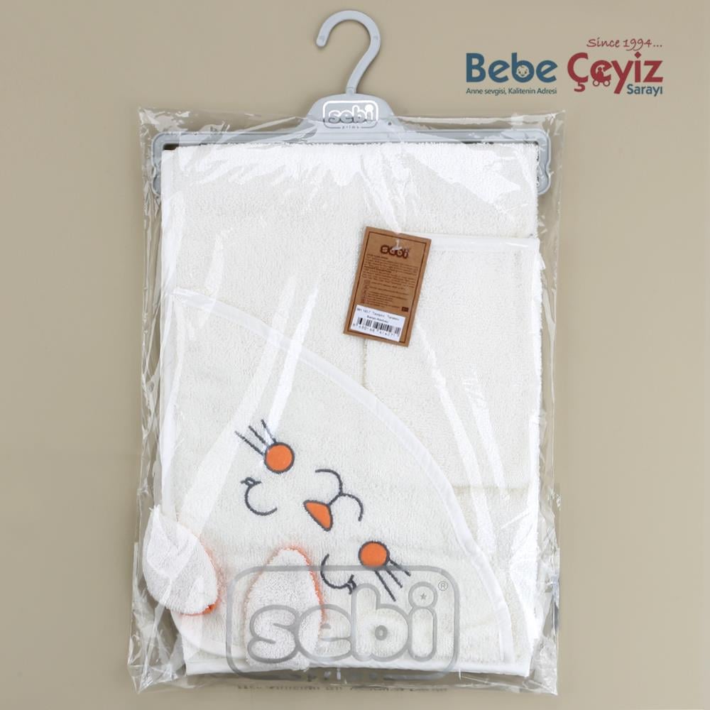 Banyo Havlusu...Tavşan ( Turuncu )