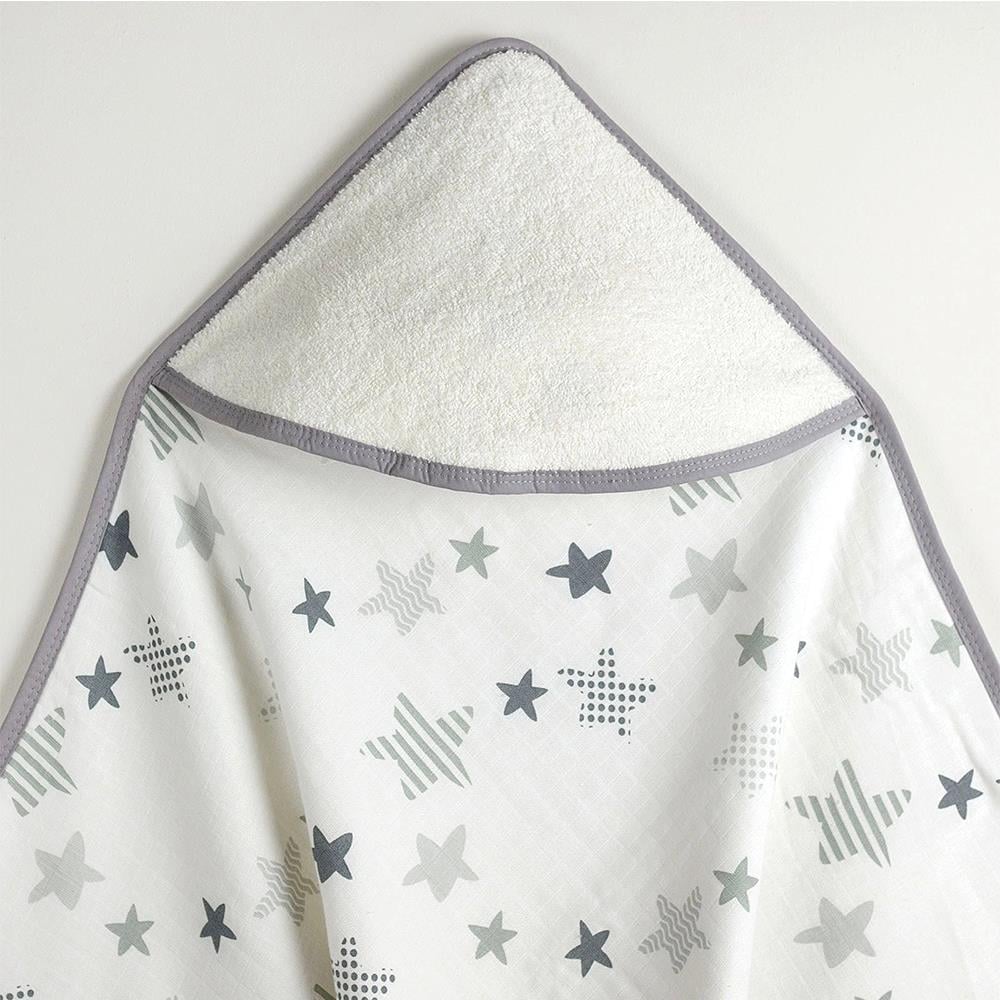 Banyo Havlusu...Müslin Kapşonlu 2li Silgi