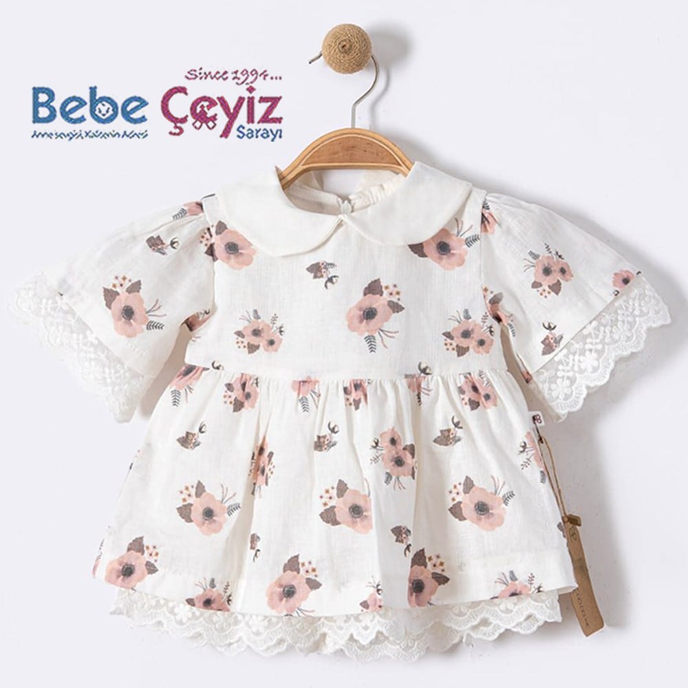 BEBESSİ Beautiful Elbise ( Ekru )
