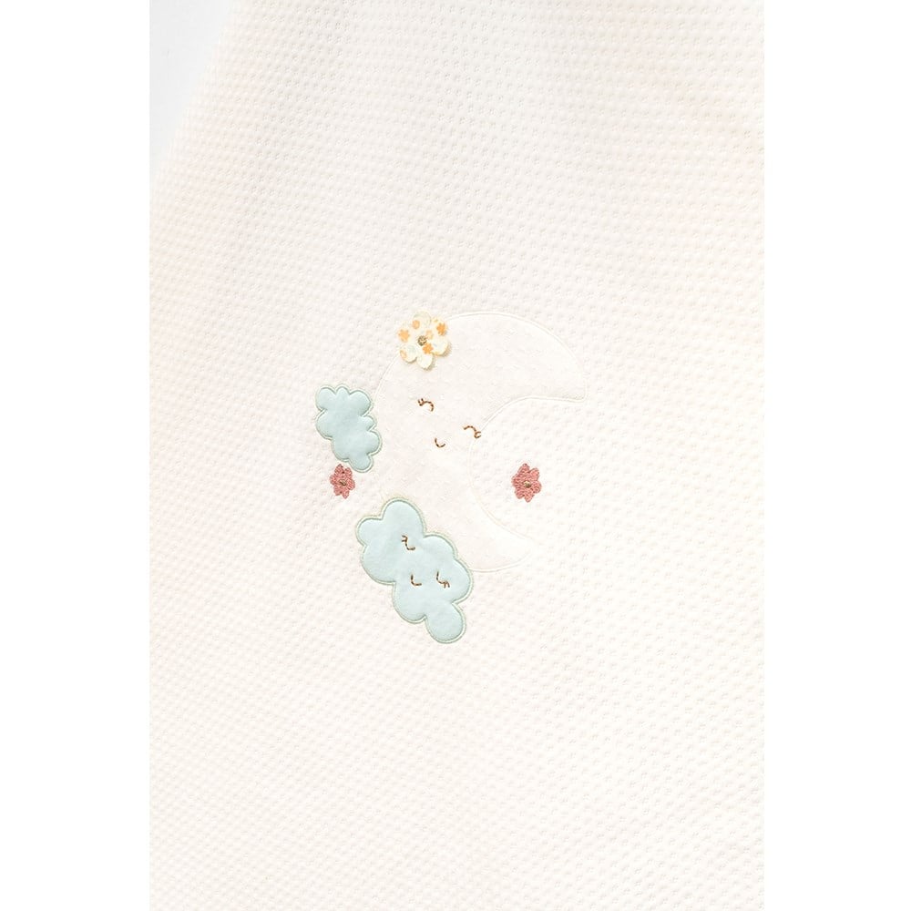 BEBİTOF Aybalam Kapitone Battaniye ( Mint )