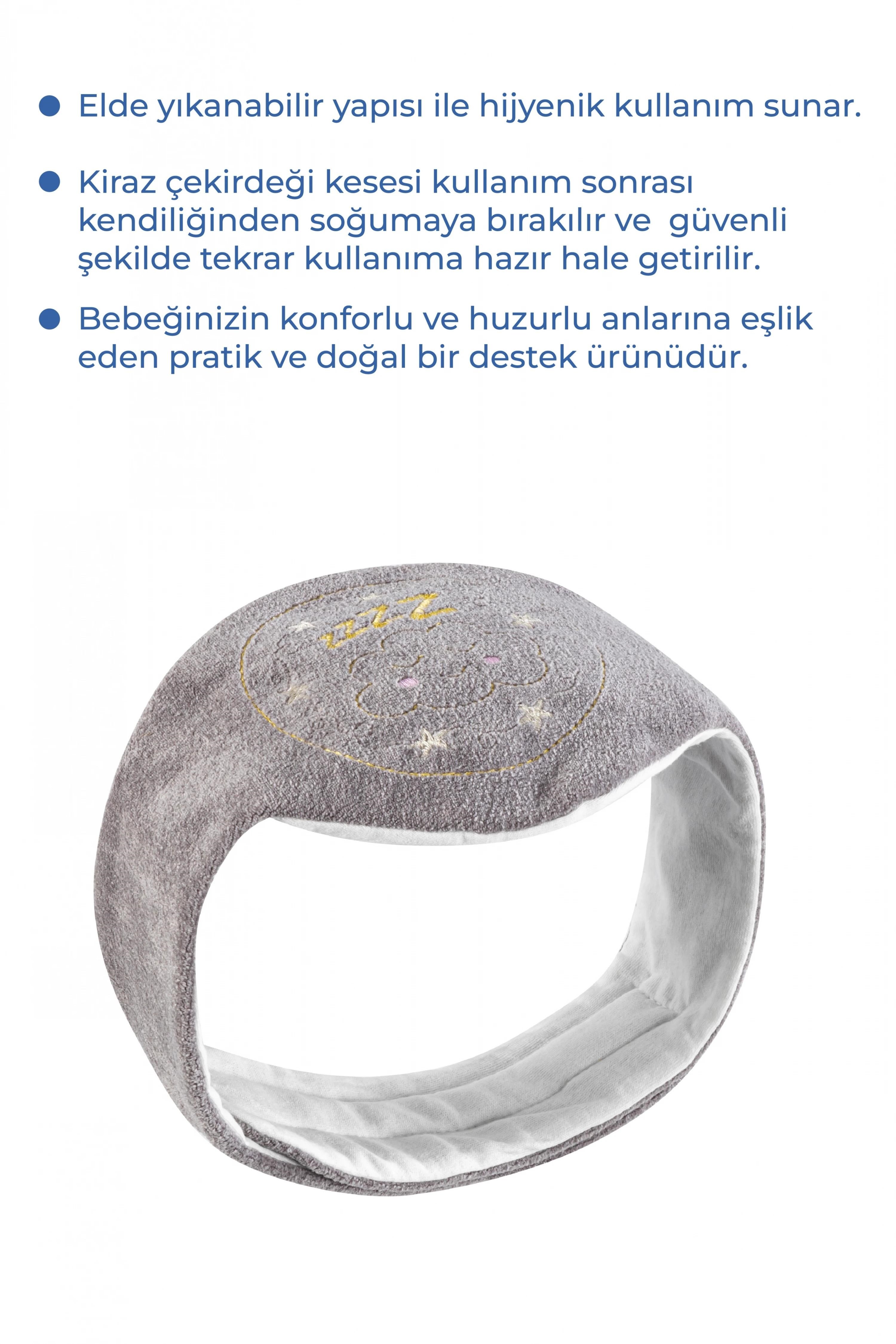 Bel Kemeri...Kiraz Çekirdekli ( Gri )