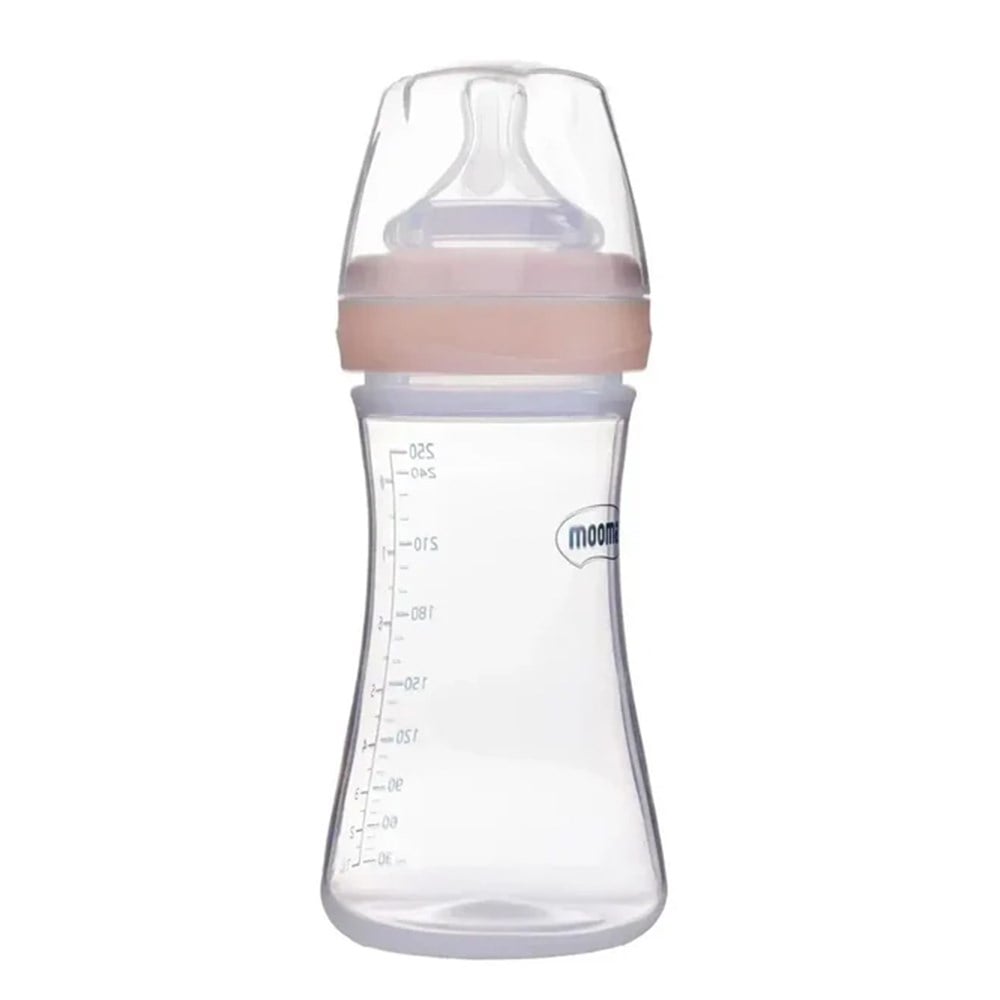Biberon...Kindy 250 ML 6-18 Ay Orta Akış Gül