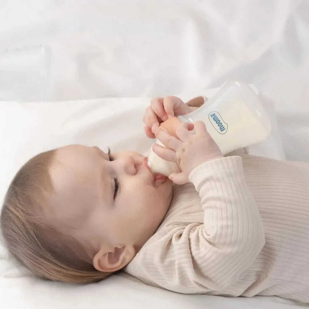 Biberon...Kindy 150 ML 0-6 Ay Yavaş Akış Gül