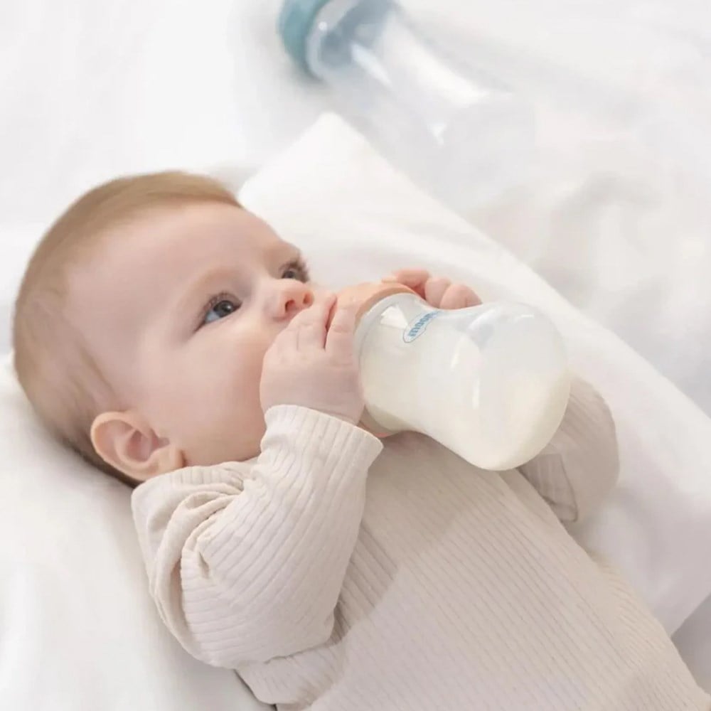 Biberon...Kindy 150 ML 0-6 Ay Yavaş Akış Gül
