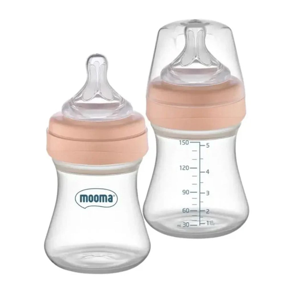 Biberon...Kindy 150 ML 0-6 Ay Yavaş Akış Gül