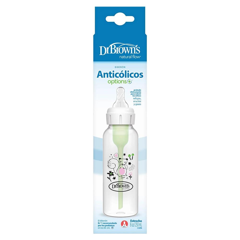 Biberon...DarAğız Anti Kolik PP Sincap Des. 250ml
