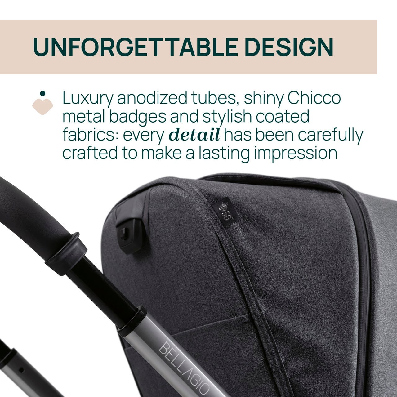 Chicco Bellagio Bebek Arabası(Otomatik Katlanır) 2.0 Black Satin