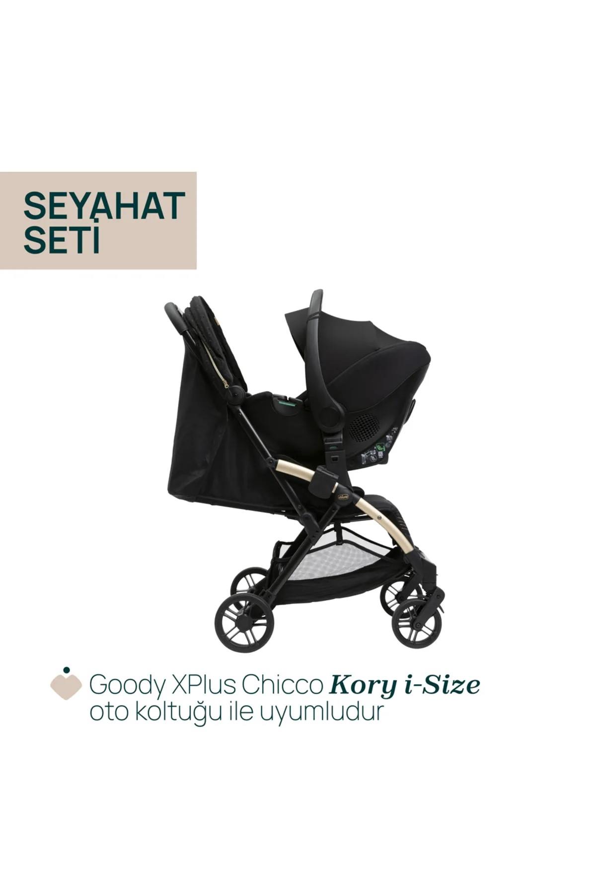 Chicco Goody Xplus Bebek Arabası Black Relux