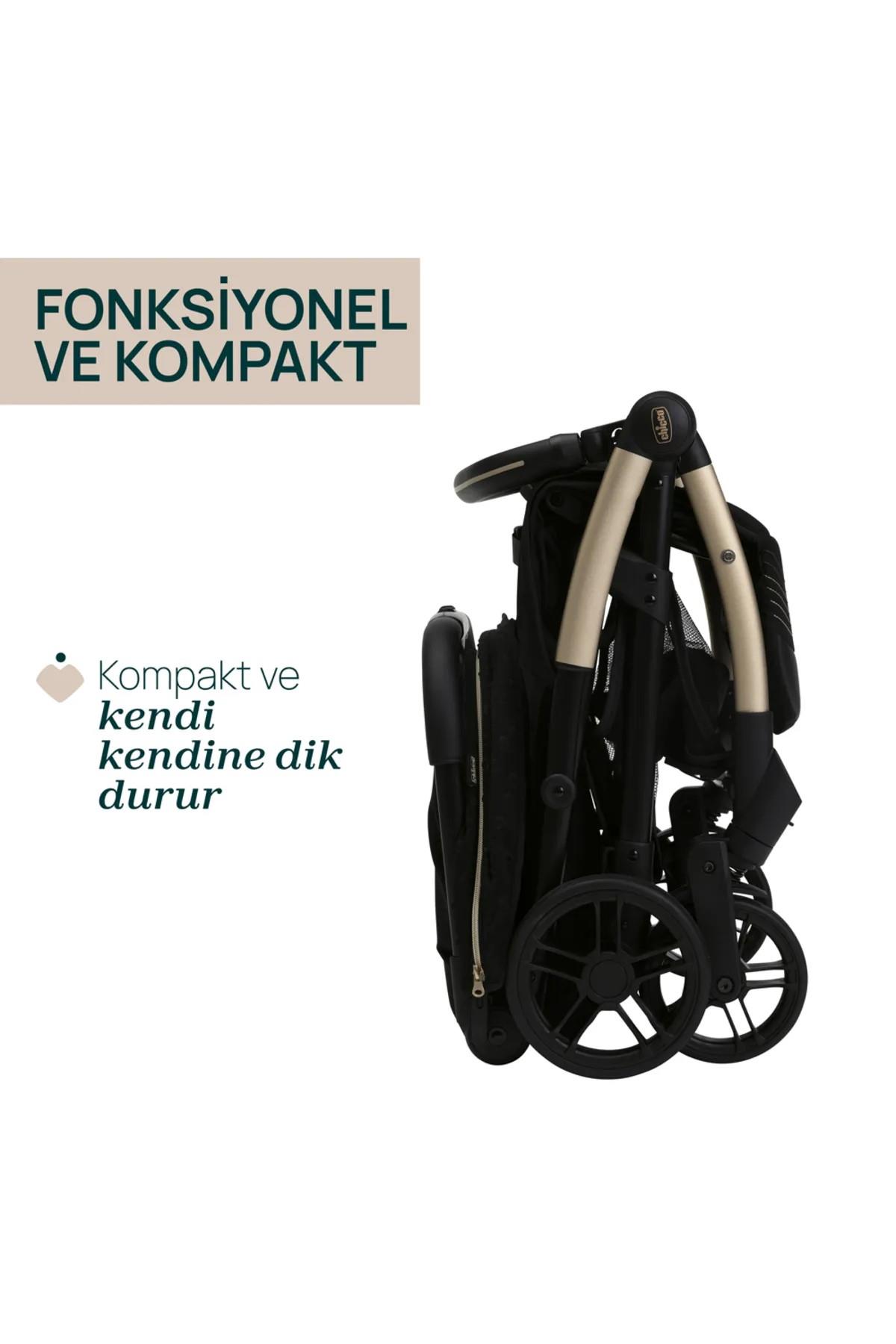 Chicco Goody Xplus Bebek Arabası Black Relux