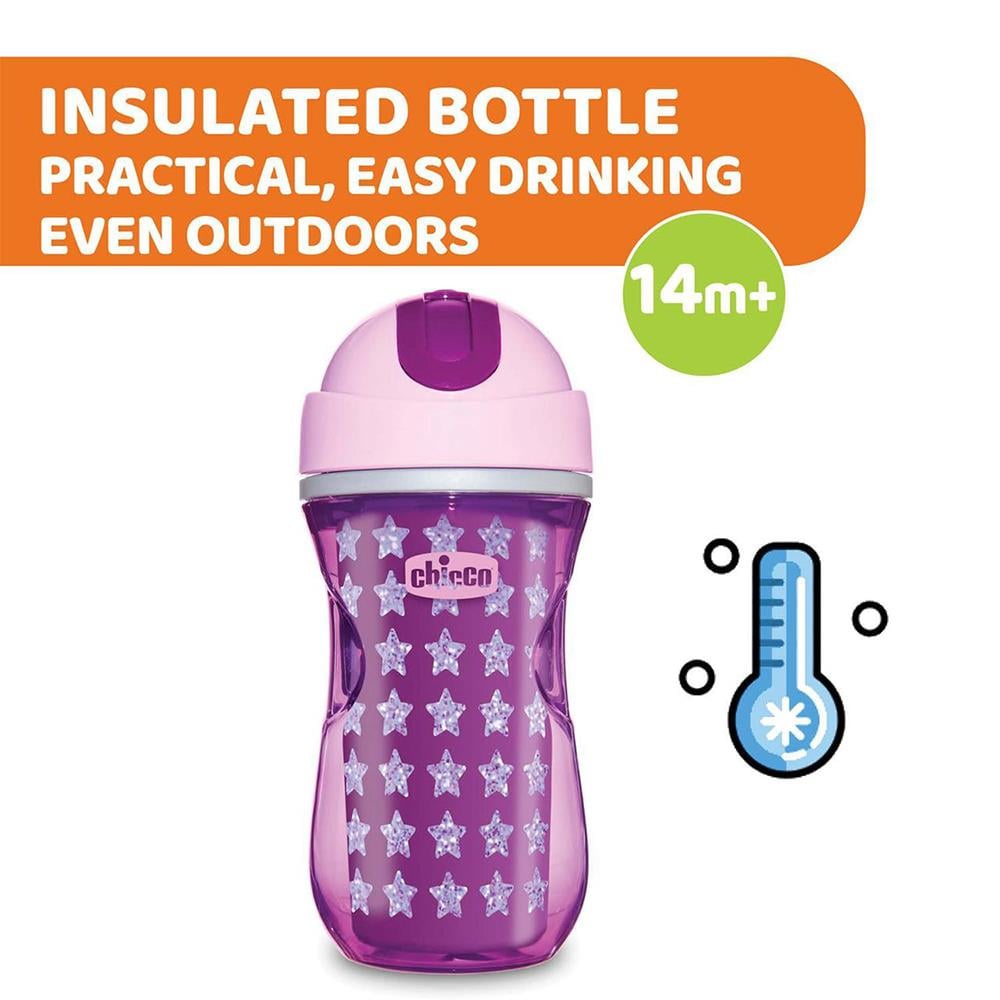 Chicco Isı Yalıtımlı Spor Pipetli Bardak 14 Ay+