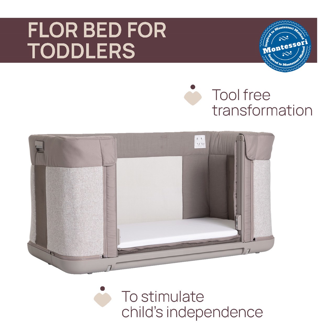 Chicco Next2Me Forever Co-Sleeping Cot Almond Bej Anne Yanı Beşik