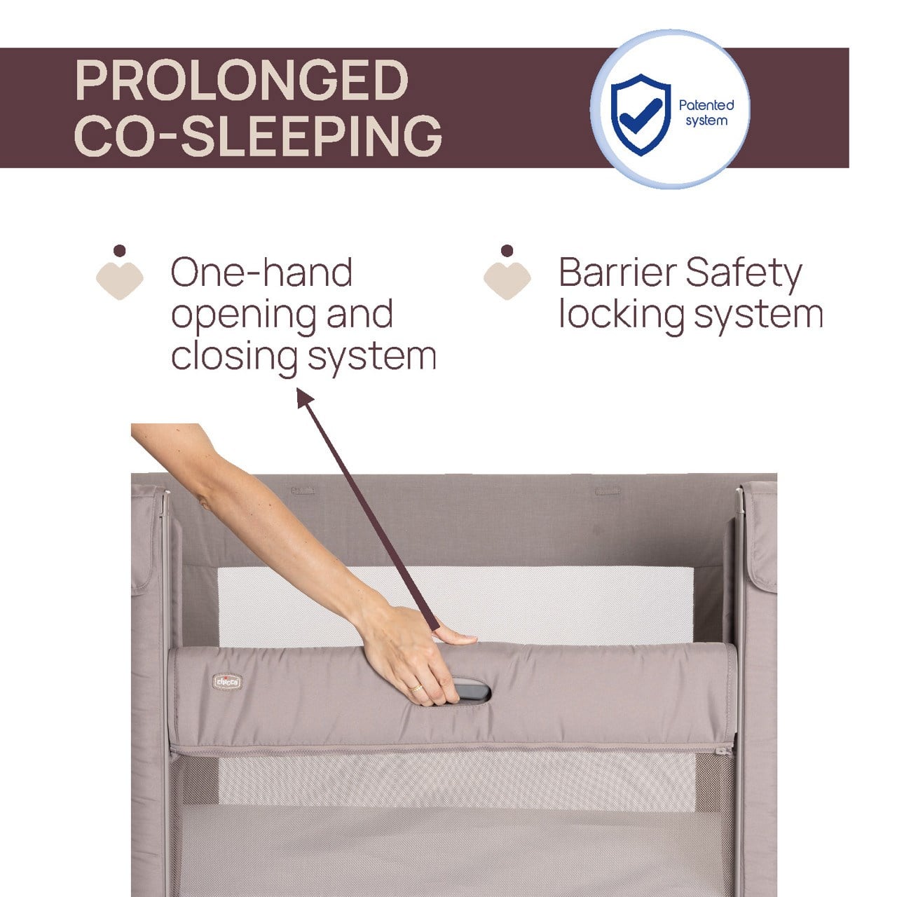 Chicco Next2Me Forever Co-Sleeping Cot Almond Bej Anne Yanı Beşik