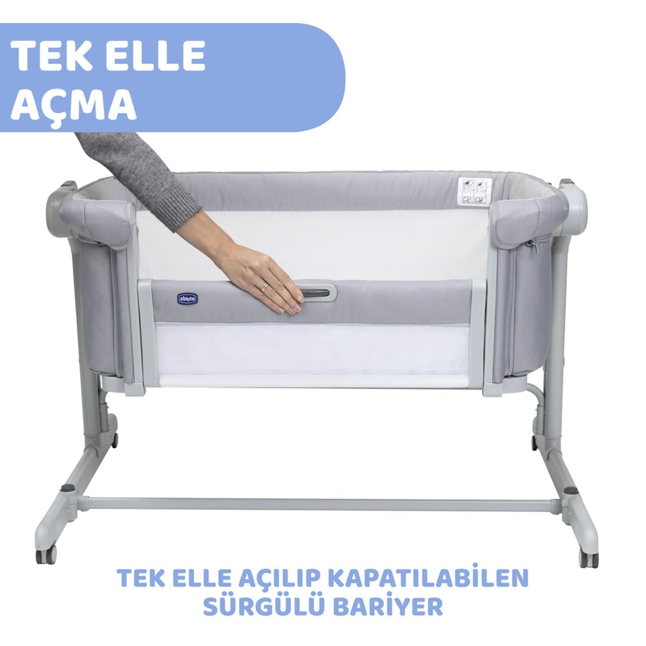 Chicco Next2Me Magic Evo Grey Mıst