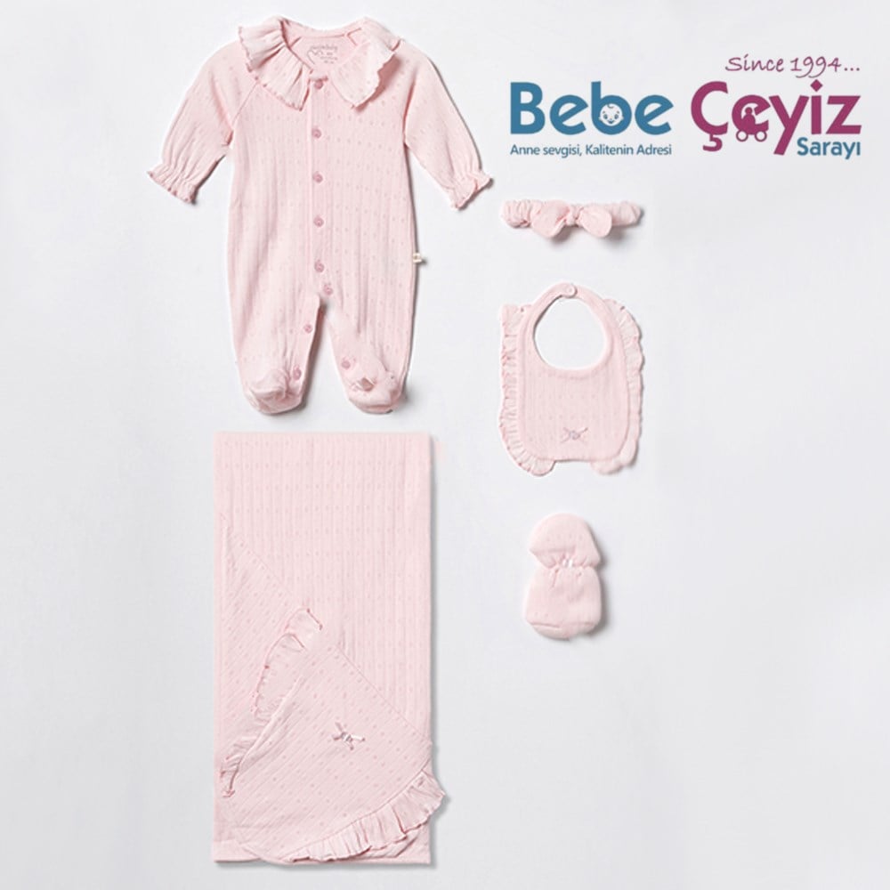 CİCCİM BABY First Spring Joy Tulumlu 5'li  Hastane Çıkışı  