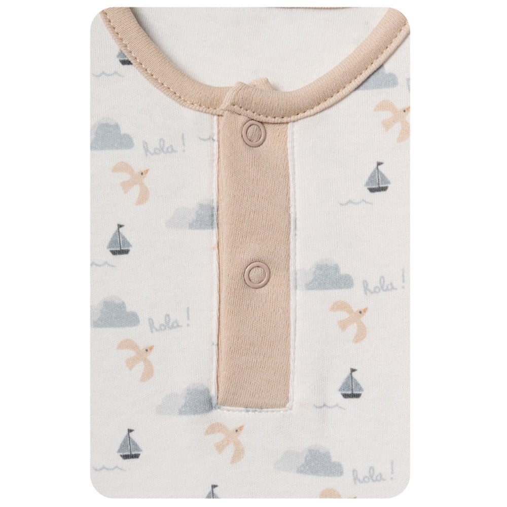CİCCİM BABY Halo Seagull Baskılı Tulum  