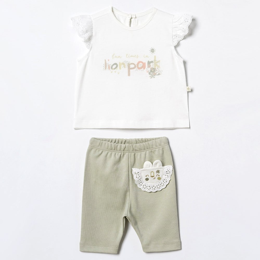 CİCCİM BABY Lion Park Zarf Taytlı Takım