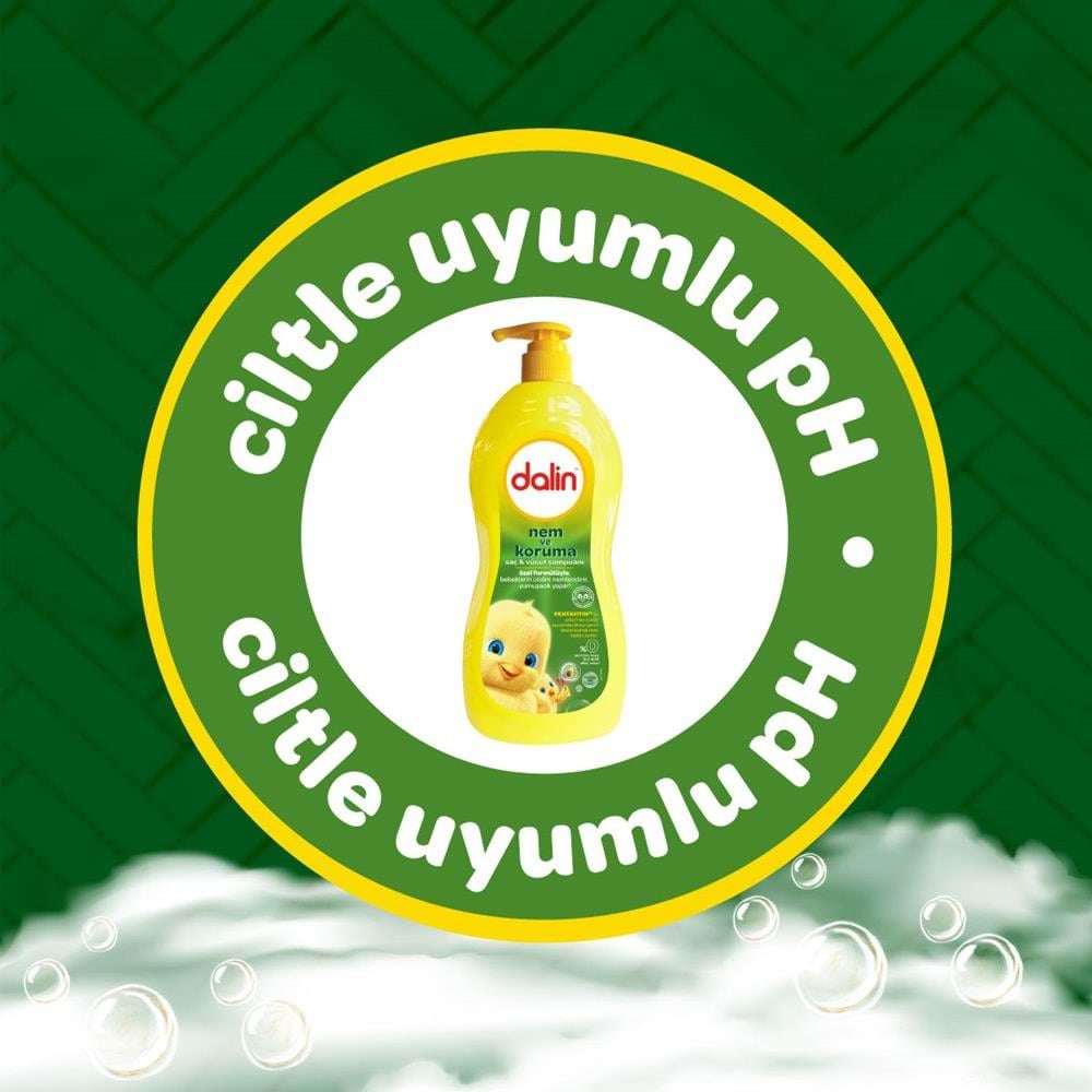 DALİN Nem ve Koruma Saç ve Vücut Şampuan 700ml