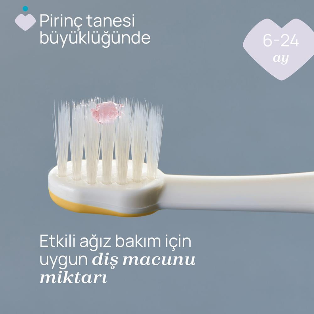 Diş Fırçası...3-36 Ay Mustard İndigo 2li