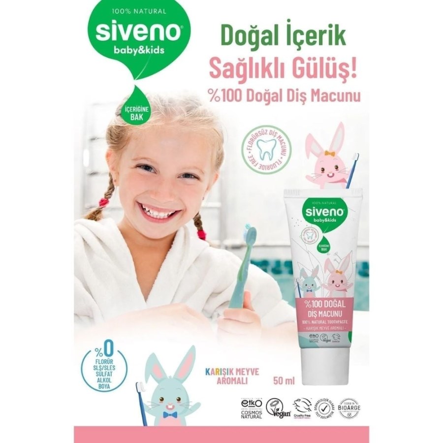 Diş Macunu...%100 Doğal Diş Macunu 50 ML