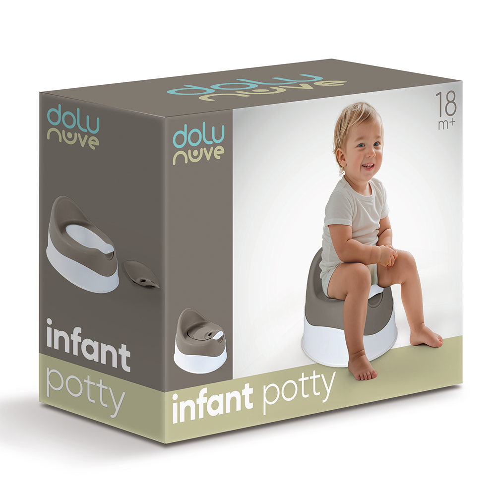 DOLU TOY FACTORY İnfant Lazımlık Stone Oyuncak ( Gri )