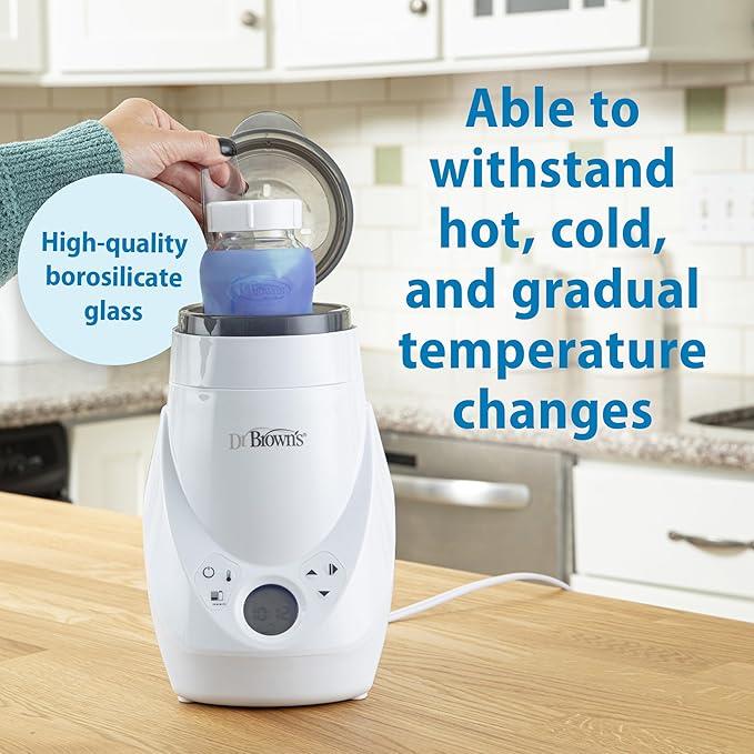 Dr. Brown's Antikolik Geniş Ağız Cam Biberon 120ml (0Ay+)