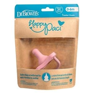 DR. BROWN'sEmzik Happy Paci Tek Pç Silikon 0-6 Ay