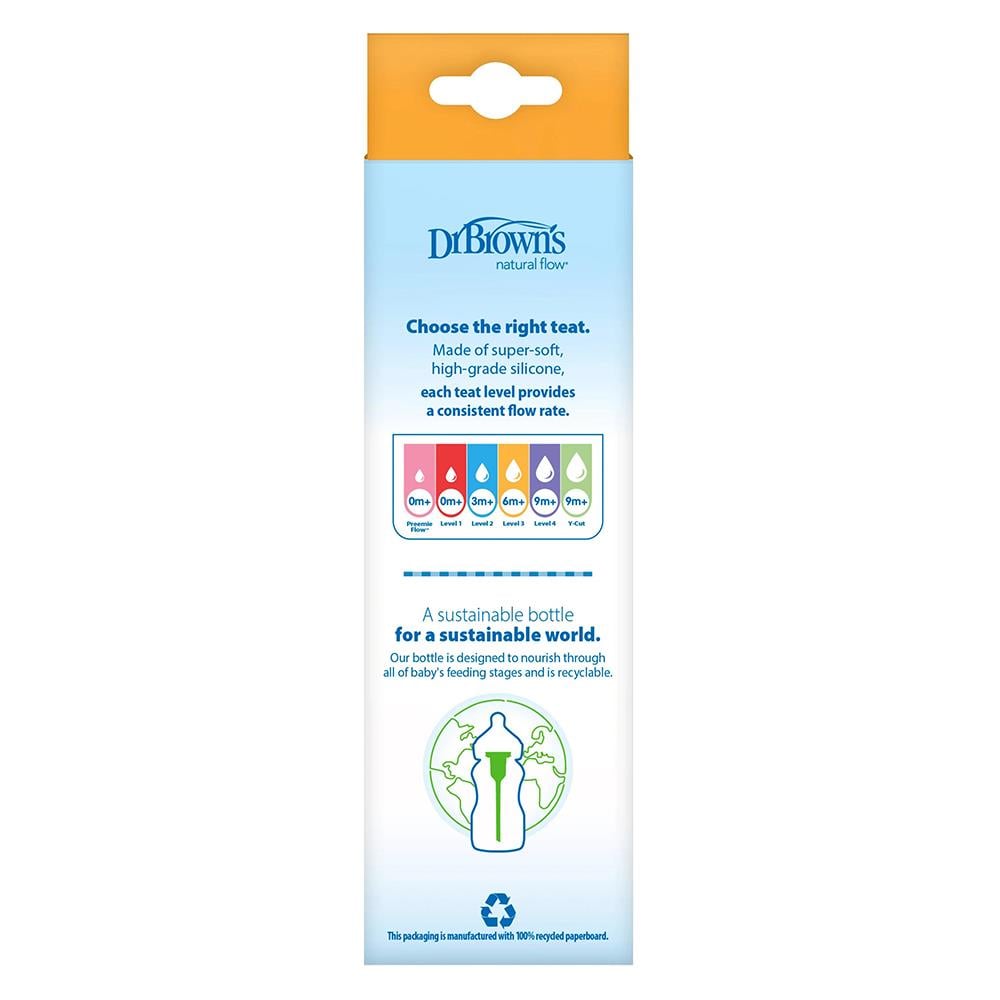 Dr. Brown's Geniş Ağız PP Biberon 270ml (0Ay+)