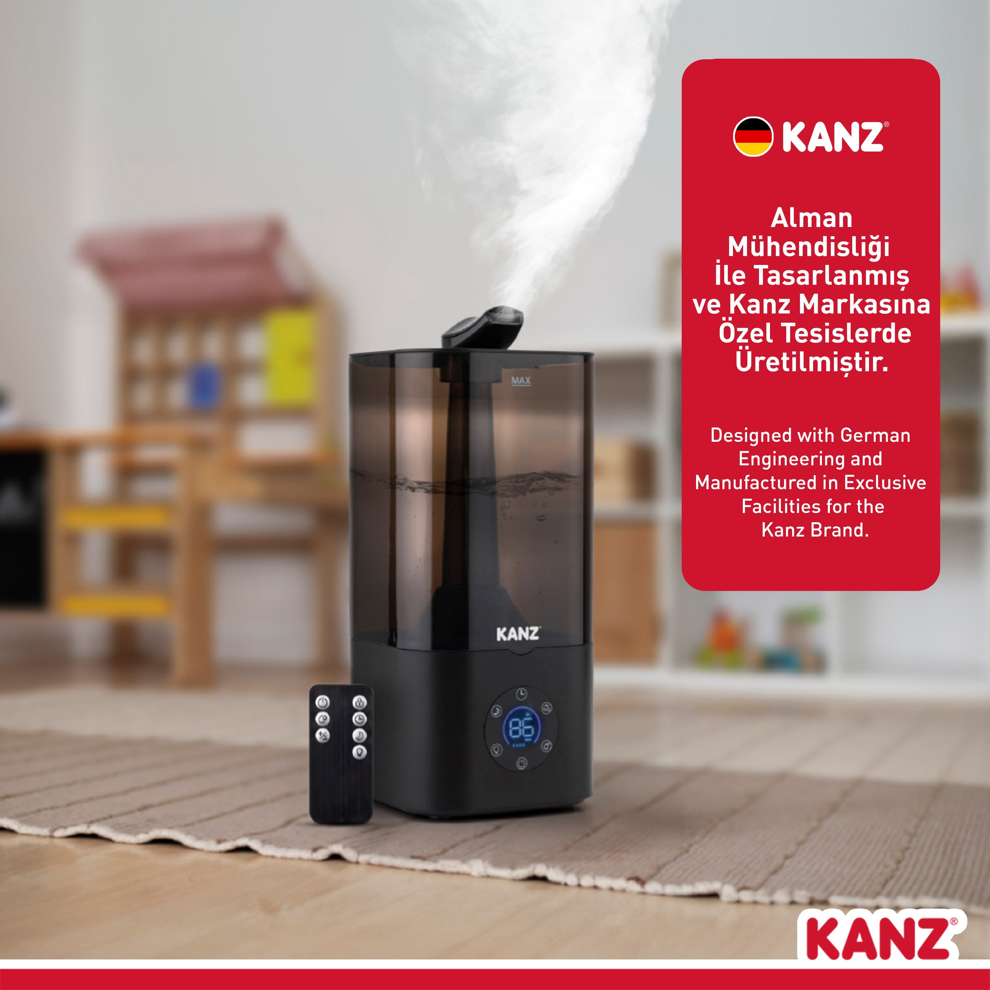 KANZ Buhar Makinesi Uzak. Kum. Digi. Soğuk Buhar