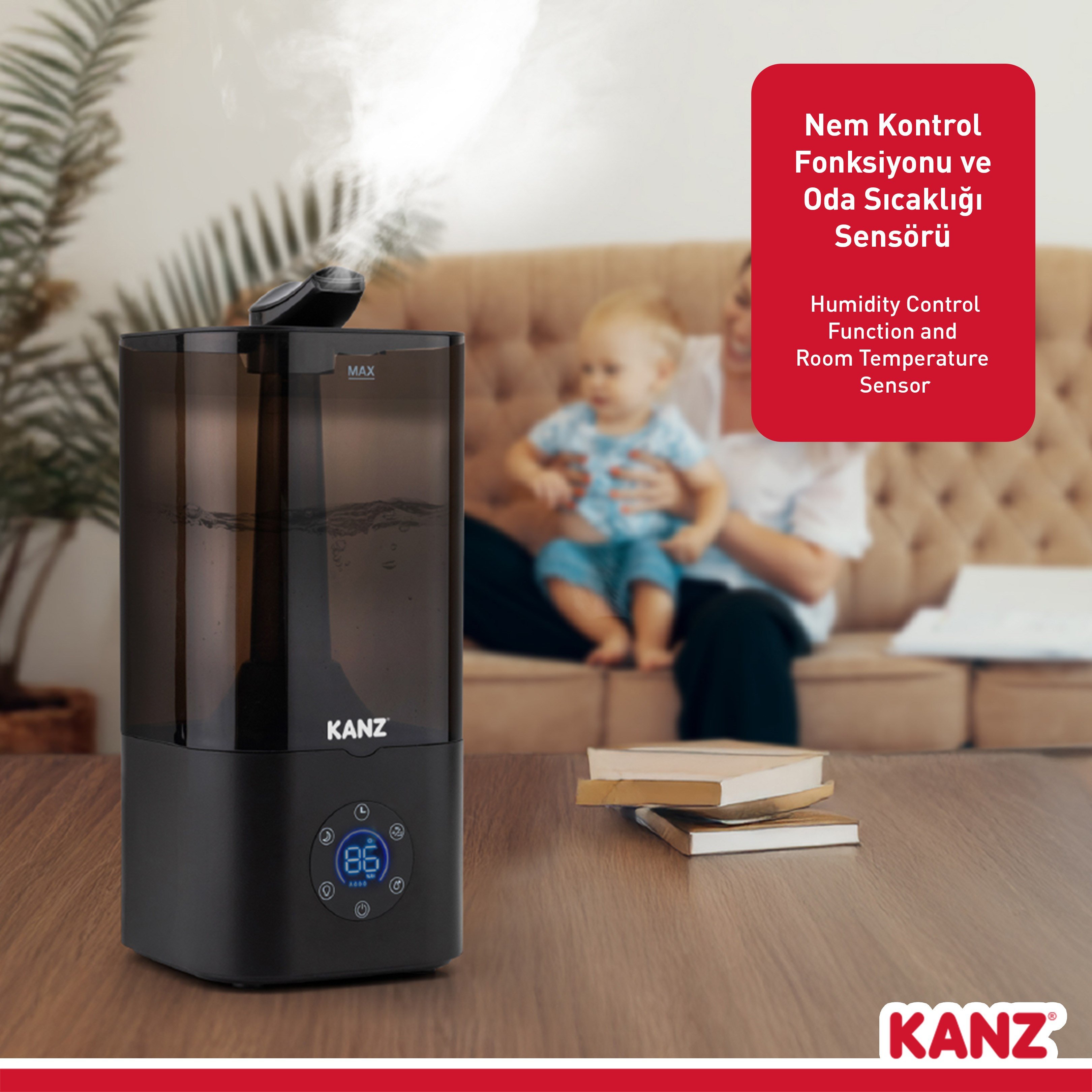 KANZ Buhar Makinesi Uzak. Kum. Digi. Soğuk Buhar