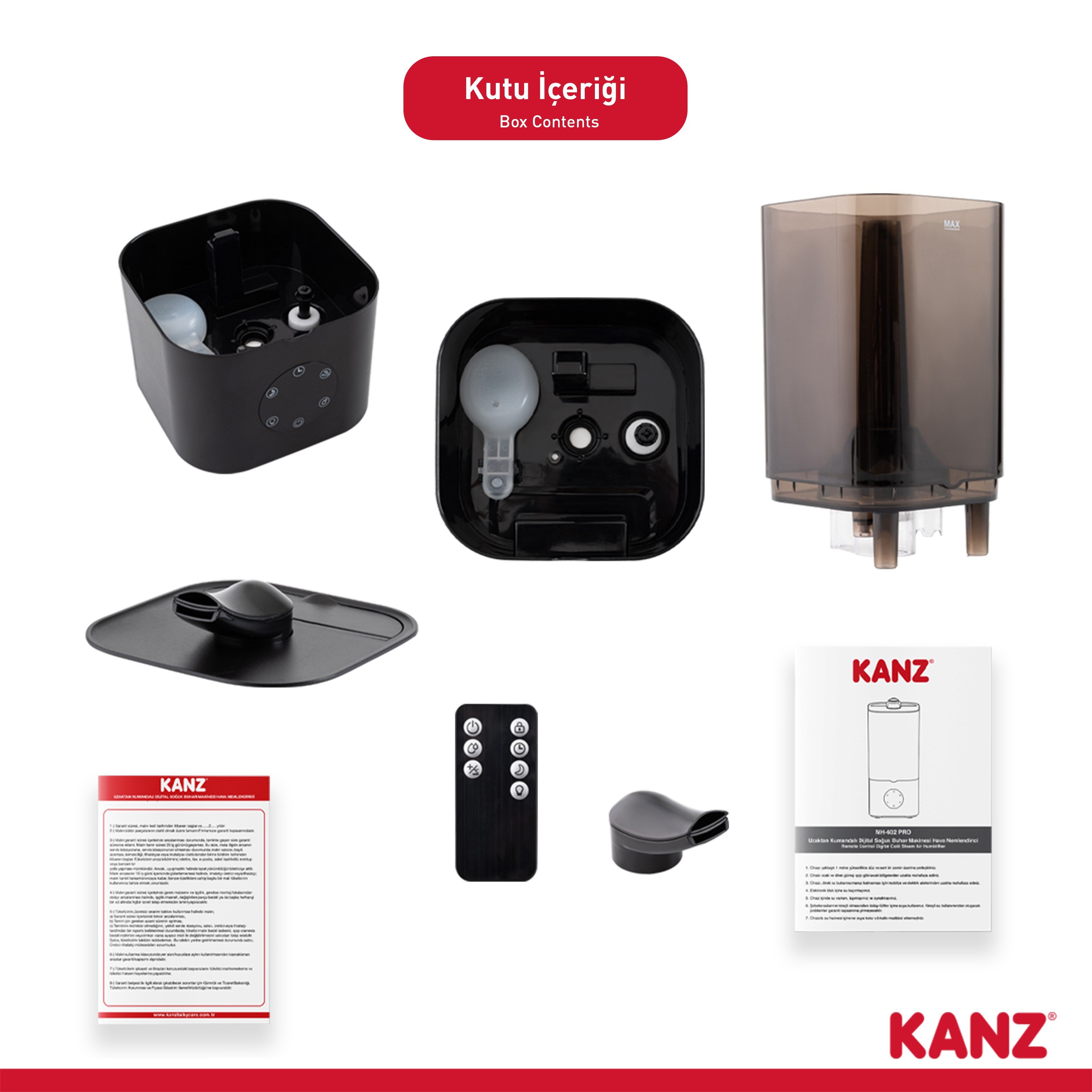 KANZ Buhar Makinesi Uzak. Kum. Digi. Soğuk Buhar