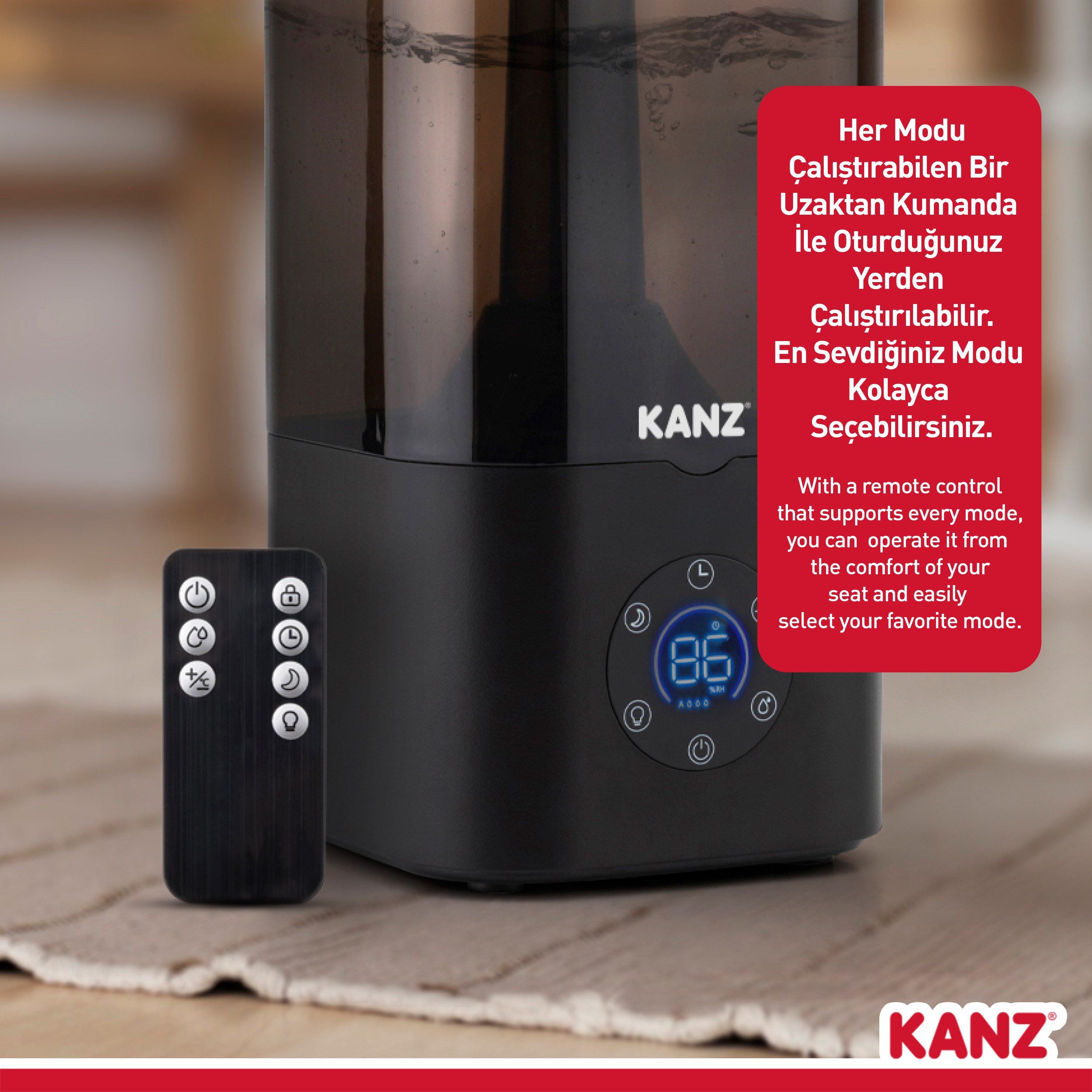 KANZ Buhar Makinesi Uzak. Kum. Digi. Soğuk Buhar