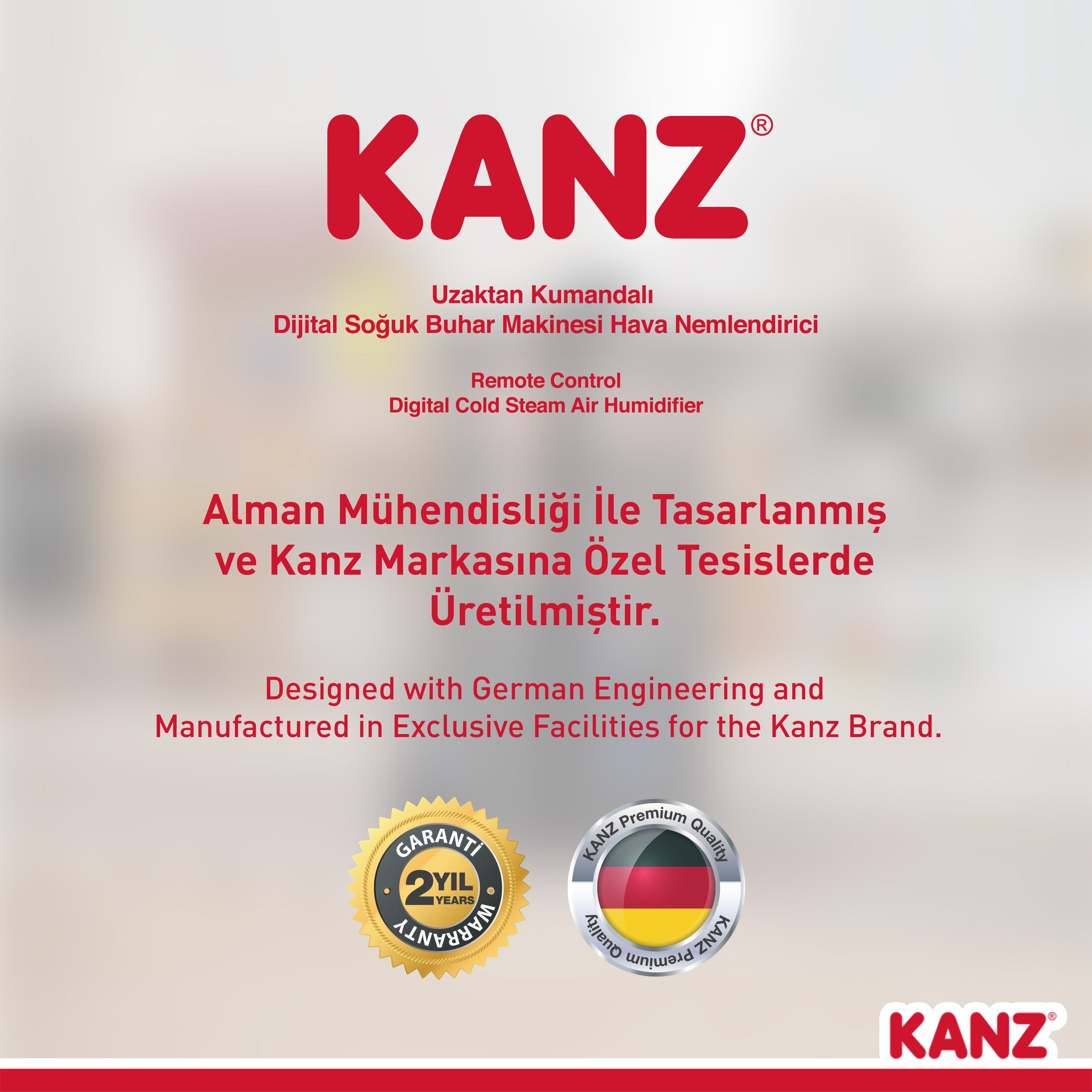 KANZ Buhar Makinesi Uzak. Kum. Digi. Soğuk Buhar