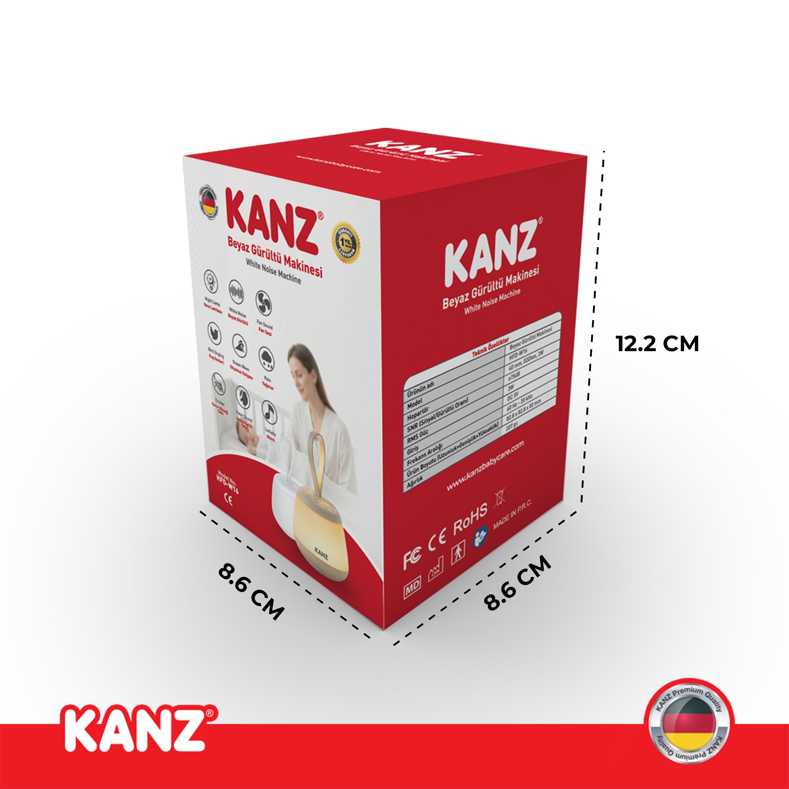 Kanz Taşınabilir Beyaz Gürültü