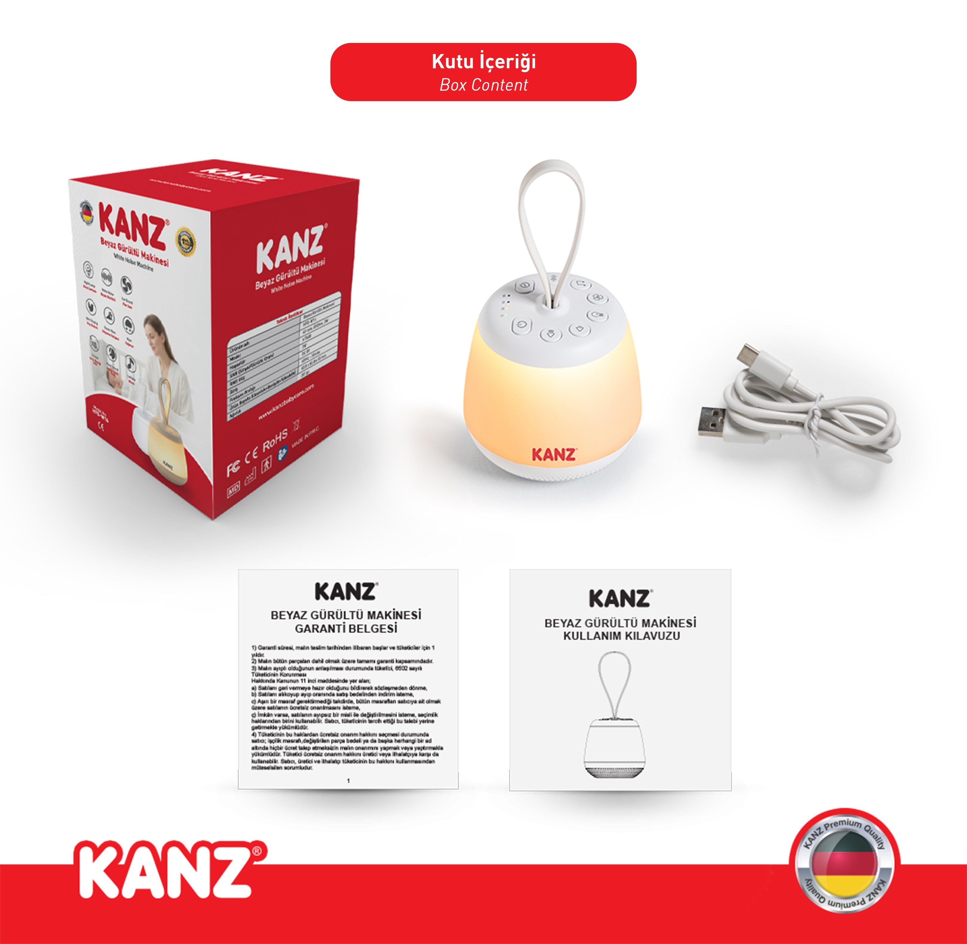 Kanz Taşınabilir Beyaz Gürültü