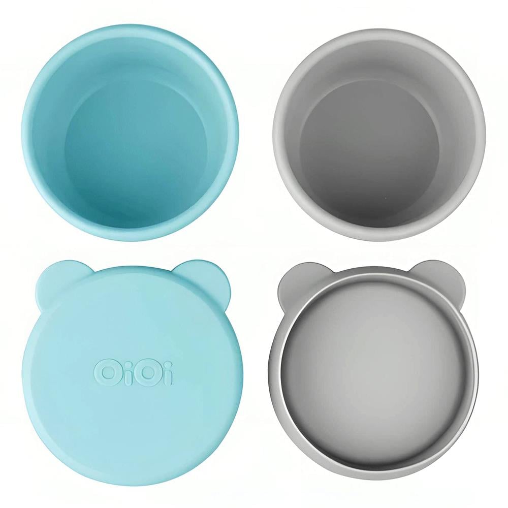 Kase...Mini Bites - Aqua Green / Powder Grey