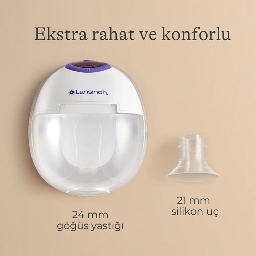 LANSİNOH 2'li Discreet Duo Giyilebilir Göğüs Pompası