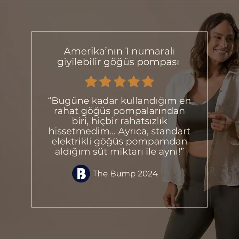 LANSİNOH 2'li Discreet Duo Giyilebilir Göğüs Pompası