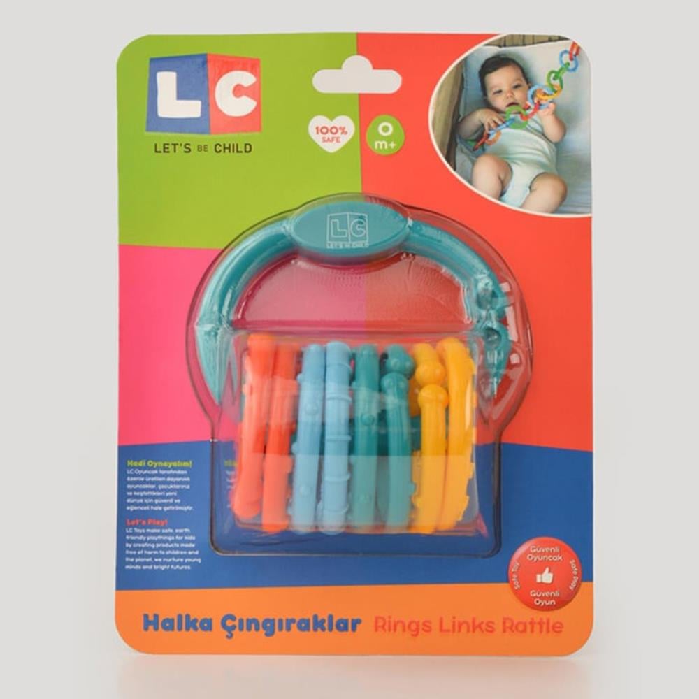 Let's Be Child Diş Kaşıyıcı Halka Çıngırak (6Ay+)