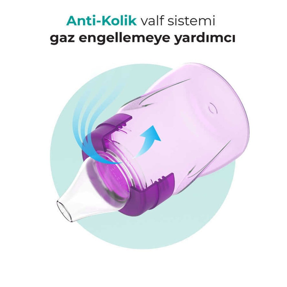 MAMAJOO Akıtmaz Alıştırma Bardağı  160 ML ( Mor ) ( 6 Ay+ )