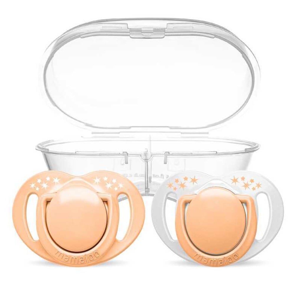 MAMAJOO Damaklı 2'li Emzik Set ( Powder Blush ) ( 12 Ay+ )