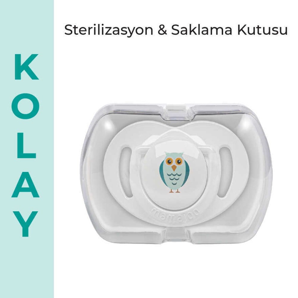 MAMAJOO Emzik Saklama Kutulu (Baykuş) ( 12+ Ay )